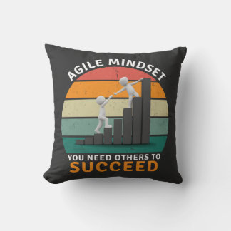 Agile mindset du behöver andra för att lyckas, tea kudde