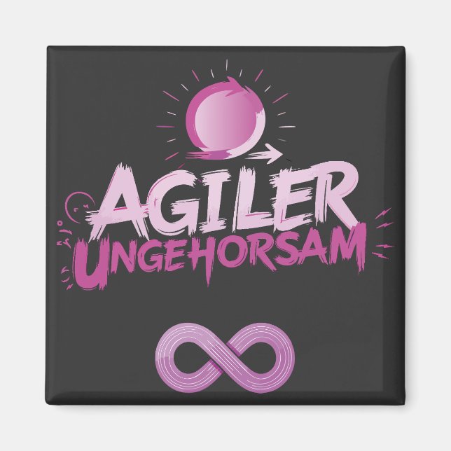 Agiler Ungehorsam Magnet (Framsidan)