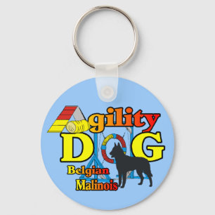 Agilitet Belgium Malinois Gifts Nyckelring