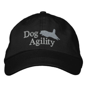 Agilitet Belgium Tervuren Embroized Hat (Silver) Broderad Keps