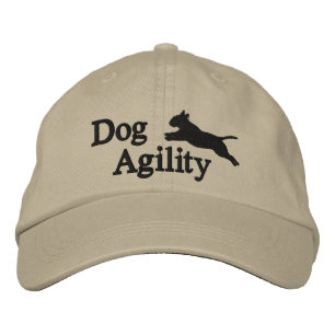 Agilitet Bull Terrier Broderad Keps