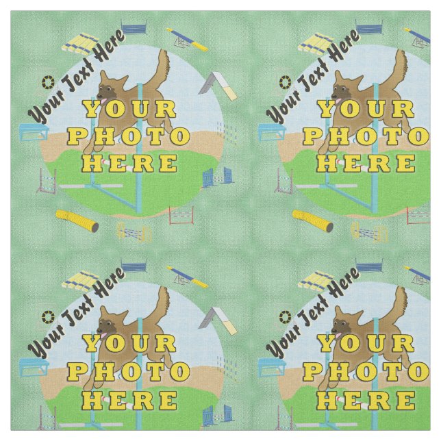 Agilitet - FotoPersonlig Tyg (Provkarta)