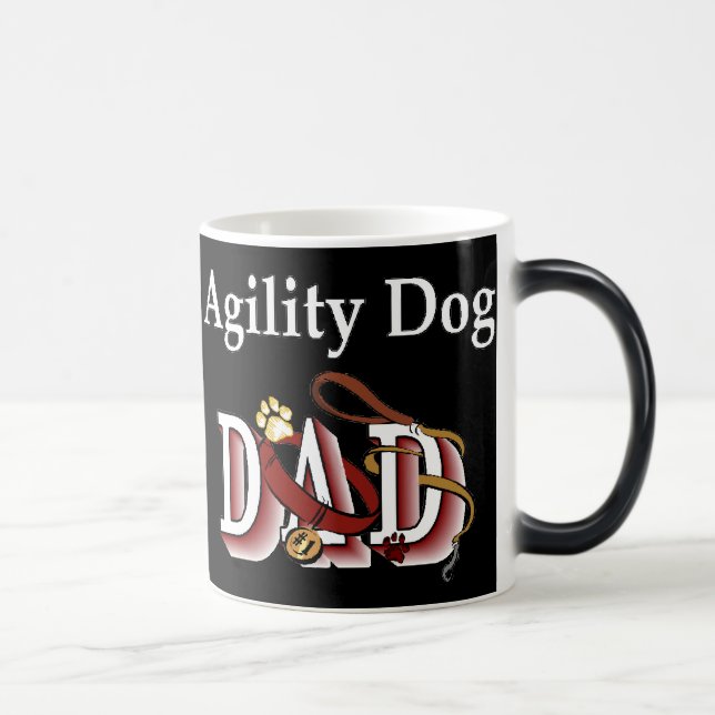Agilitet Hundägare Gifts Magisk Mugg (Höger)
