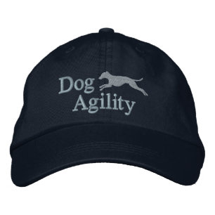 Agilitet italiensk greyhound Embroized Hat (blå) Broderad Keps
