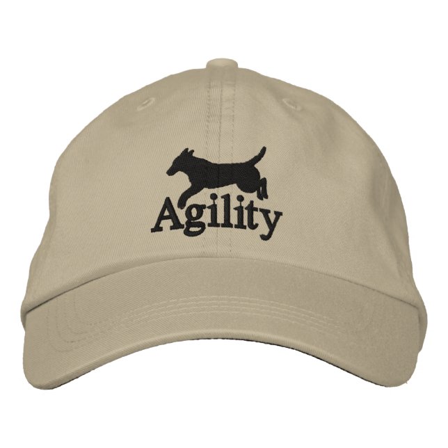 Agilitet Labrador Retriever Embroized Hat Broderad Keps (Framsida)