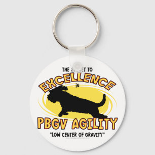 Agilitet PBGV-hemliga nyckelkedjor Nyckelring