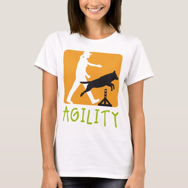 Agility dog sport t-shirt (Framsida)