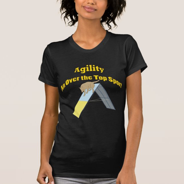 Agility över det bästa tee shirt (Framsida)