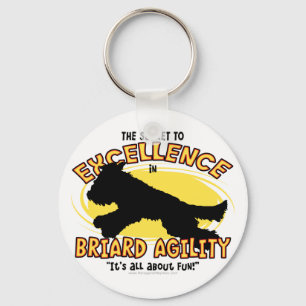 AgilityBriard hemlighet Keychain Nyckelring