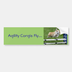 AgilityCorgisfluga Bildekal