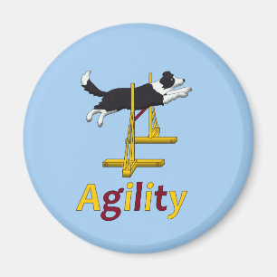 Agilityhund Magnet