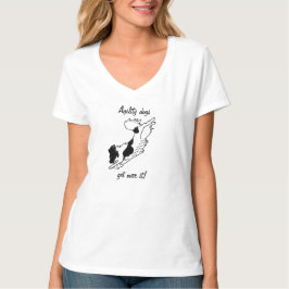 Agilityhundar får över det! skjorta tee shirt
