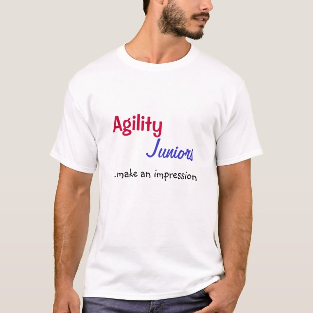Agilityjuniorintryck Tee Shirt (Framsida)