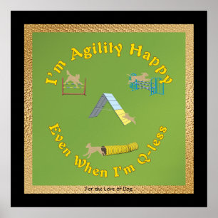 Agilitylycklig Poster