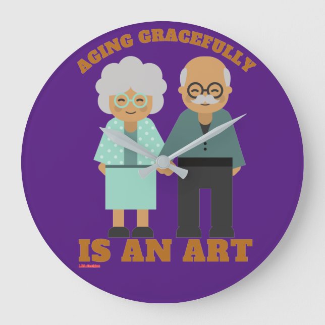 "AGING GRACEFULLY..." STOR KLOCKA (Framsida)