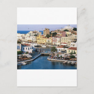 Agios Nikolaos Crete, Grekland Vykort