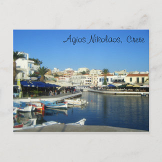 Agios Nikolaos, Kreta, Grekland Vykort