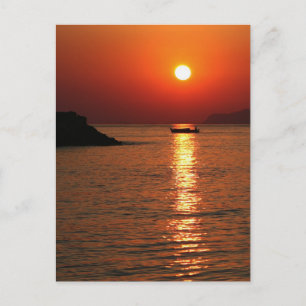 Agios Nikolaos sunrise, Kreta Vykort