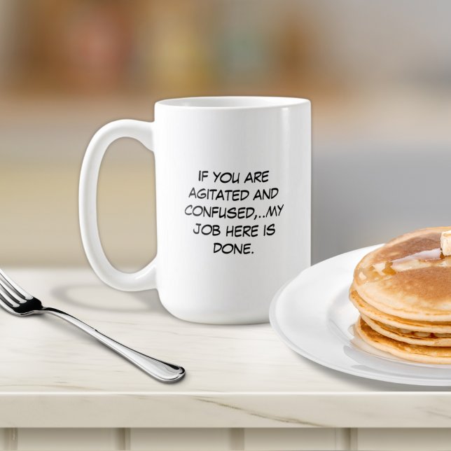 Agiterad och förvirrad Mugg (Skapare uppladdad)