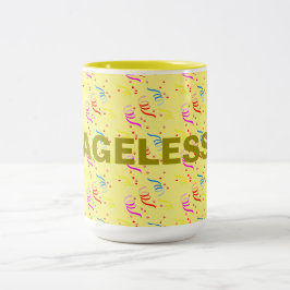 Agless Birthday och Confetti Two-Tone Mugg