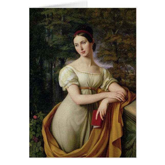 Agnes Rauch, 1825 Hälsningskort (Framsidan)