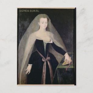 Agnes Sorel Favorite av Charles VII Vykort