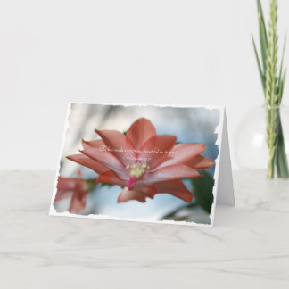 Agnes the jul Cactus Ecclesiastes 3:11 Helgkort