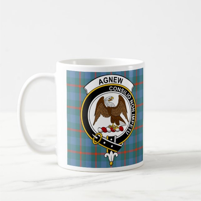 Agnew Ancient Clan-emblem Kaffemugg (Vänster)