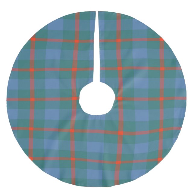 Agnew Gammalt Julgranmattor Julgransmatta Borstad Polyester (Framsidan)