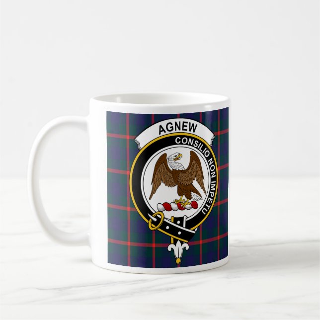 Agnew Klan Badge Coffee Mugg - Storlek 11oz (Vänster)