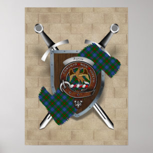 Agnew Klan Badge Crossed Swords Poster 18x24