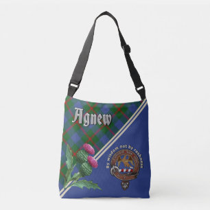 Agnew Klan Badge & Tartan Crossbody Bag Axelväska