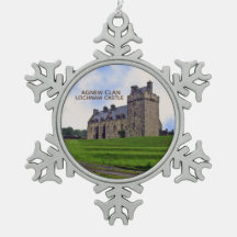 Agnew Klans Lochnaw Castle Julafton Pewter Ornamen