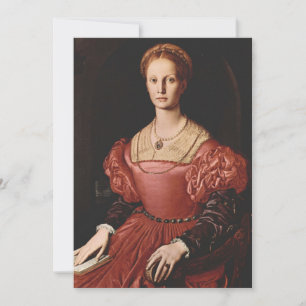 Agnolo Bronzino - Porträtt i Lucrezia Panciatichi Inbjudningar