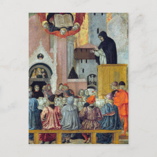 Agnolo degli Erri A Dominican Preaching Vykort