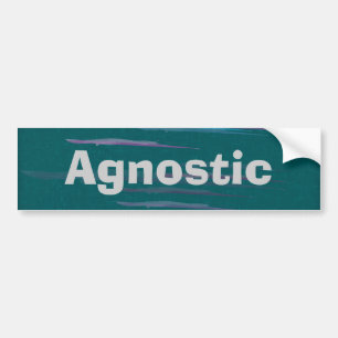 Agnostic Bumpter klistermärke