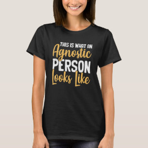 Agnostic Science Agnostic Christian Agnostic G T Shirt
