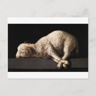 Agnus Dei av Francisco de Zurbaran Vykort