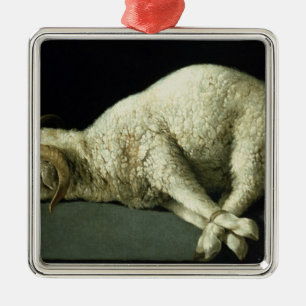 Agnus Dei, c.1635-40 Julgransprydnad Metall