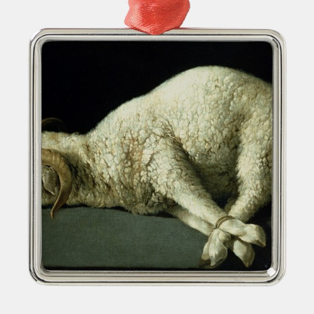Agnus Dei, c.1635-40 Julgransprydnad Metall (Framsidan)