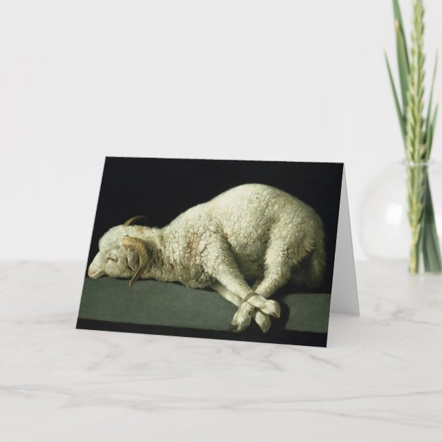 Agnus Dei, c.1635-40 Kort (Framsida)