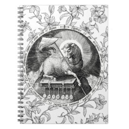 Agnus Dei Guds Lamm Spiralanteckningsbok  Anteckningsbok