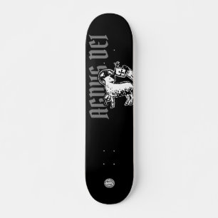 Agnus Dei - Guds skateboard lamm, 8 1/8-tums däck