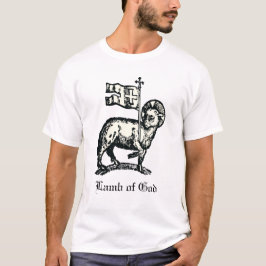 Agnus Dei Påsklammet Guds Fin Konst T Shirt