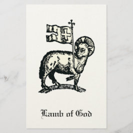 Agnus Dei The Paschal Lamb of God Fine Art  Brevpapper