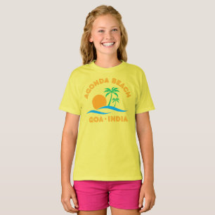 AGONDA BEACH-GOA INDIA T SHIRT