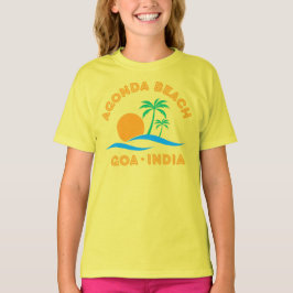 AGONDA BEACH-GOA INDIA T SHIRT
