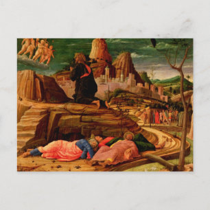 Agoni i trädgården, ca 1460 vykort