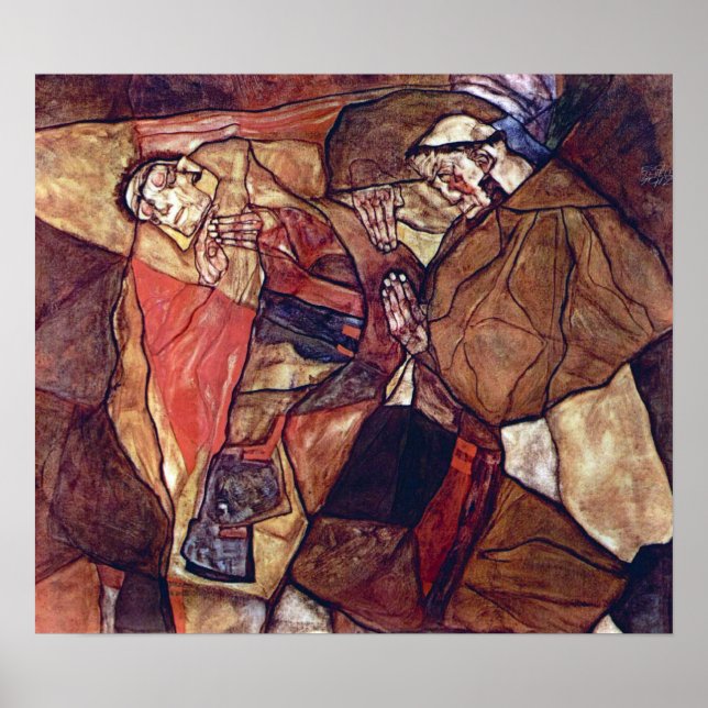 Agony, Egon Schieles dödskamp Poster (Framsidan)