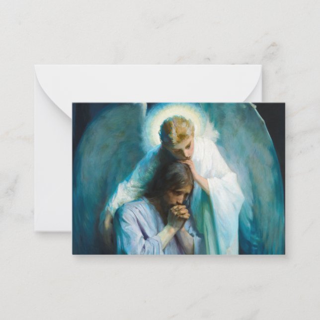 Agony i Garden, 1898 av Frans Schwartz Anteckningskort (Framsida)